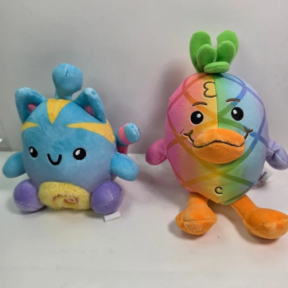 Moriah Elizabeth Plush Lot Zuzu Space Cat & Color Splash Georgie Pineapple Duck